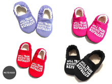 Load image into Gallery viewer, Will Trade Racist For Refugees Solids