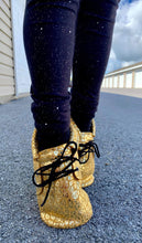 Load image into Gallery viewer, Gold Leopard Modern Oxford