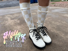 Load image into Gallery viewer, Checkered Knee High Socks
