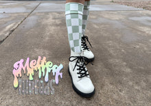 Load image into Gallery viewer, Checkered Knee High Socks
