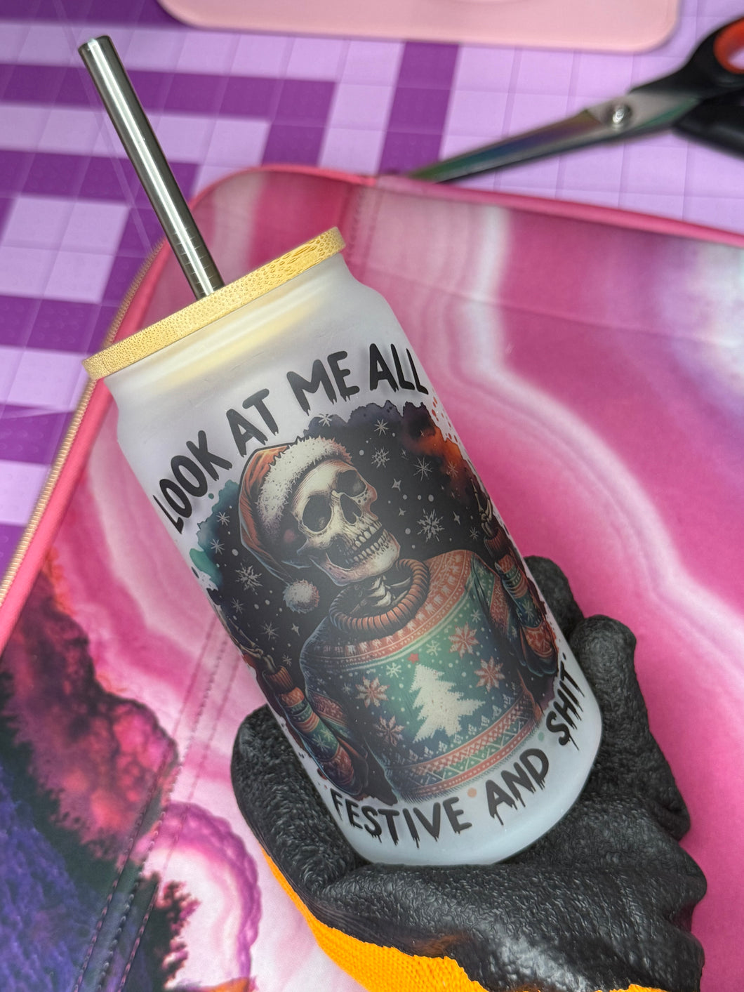 Look At Me All Festive and Shit Drinkware