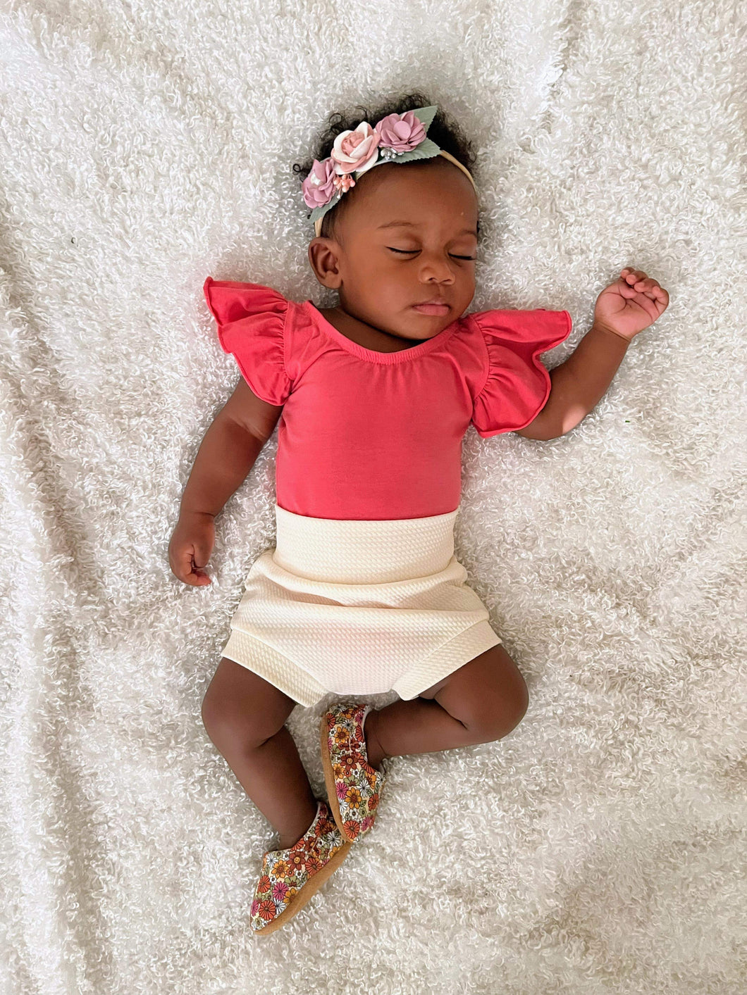 Floral Smiles Booties