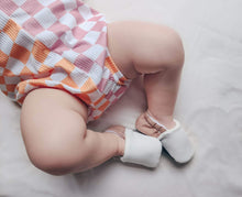 Load image into Gallery viewer, Nude Color-block Booties
